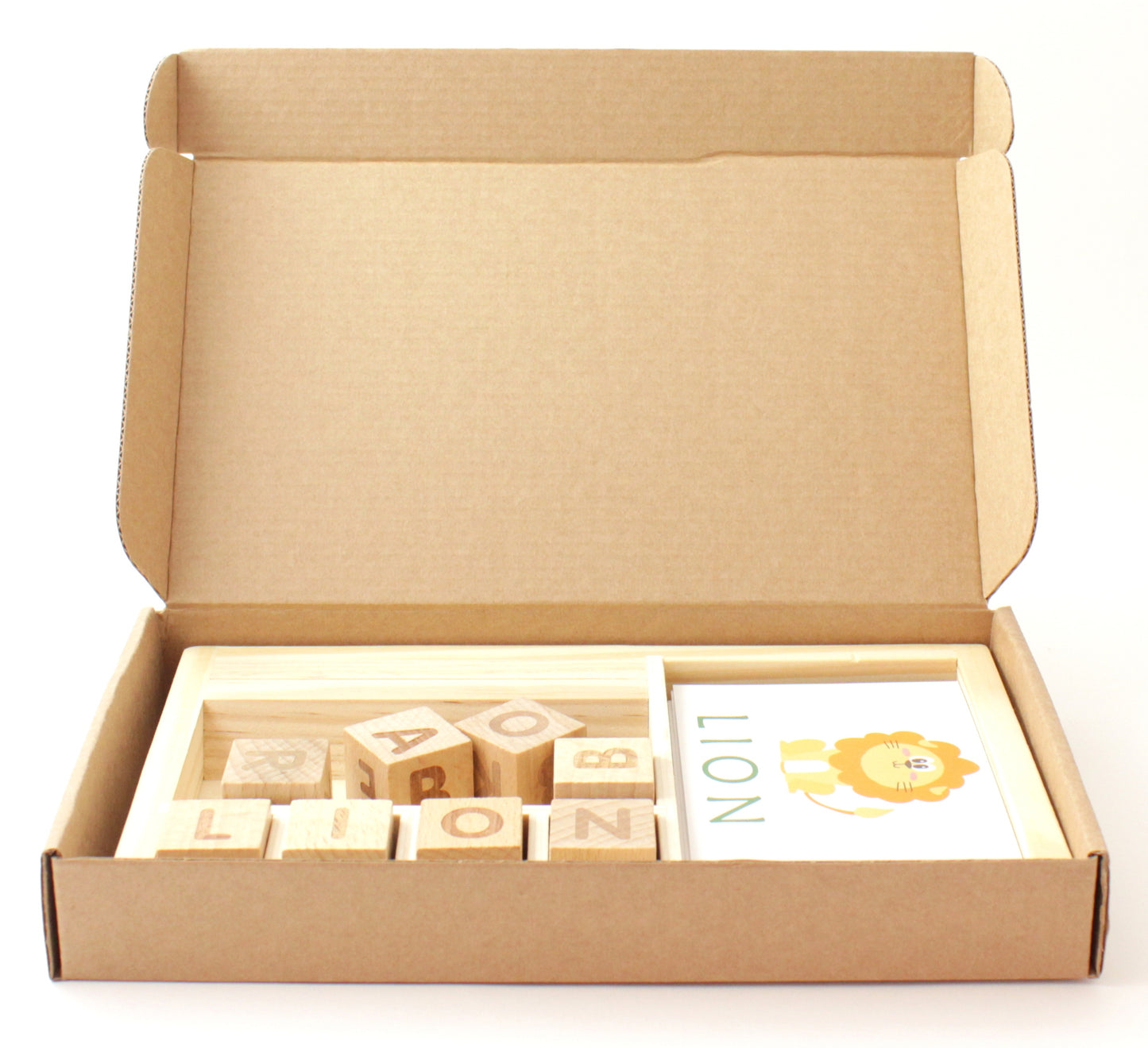 Wooden Word Builder Blocks – Early Learning Set